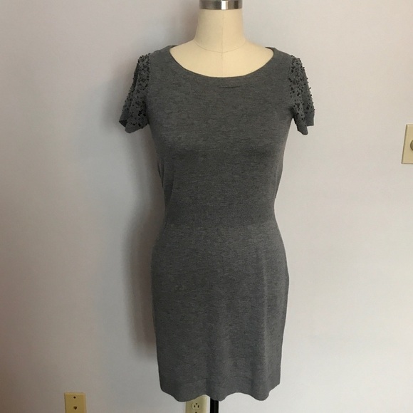 Loft Sequin Cap Sleeve Sweater Dress - Picture 1 of 6